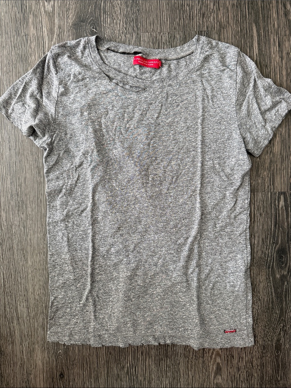 N:Philanthropy x Barry's Gray Crewneck Tee, Sz XS